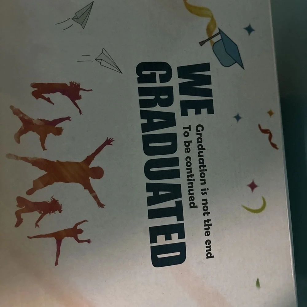 Source Unknown Graduation Party Banner - Multicolor